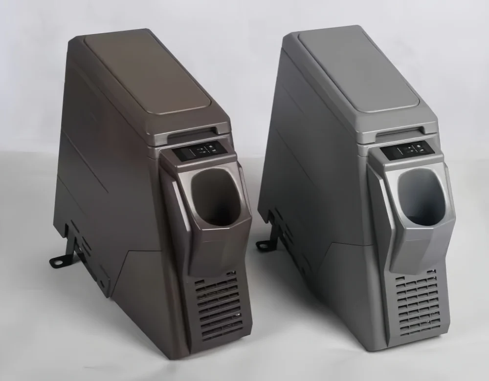 

Car Accessories Armrest Cooler Portable 12V FJ79 70 76 78 Grey Brown Box Refrigerator for Land Cruiser LC79 Mini Fridge
