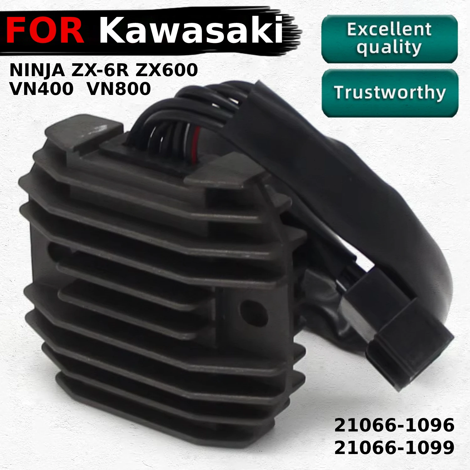 

OEM:21066-1096 Motorcycle 12V Voltage Regulator Rectifier Parts For Kawasaki NINJA ZX-6R ZX600 VN800 VN800 A1-A11 VN800 CLASSIC