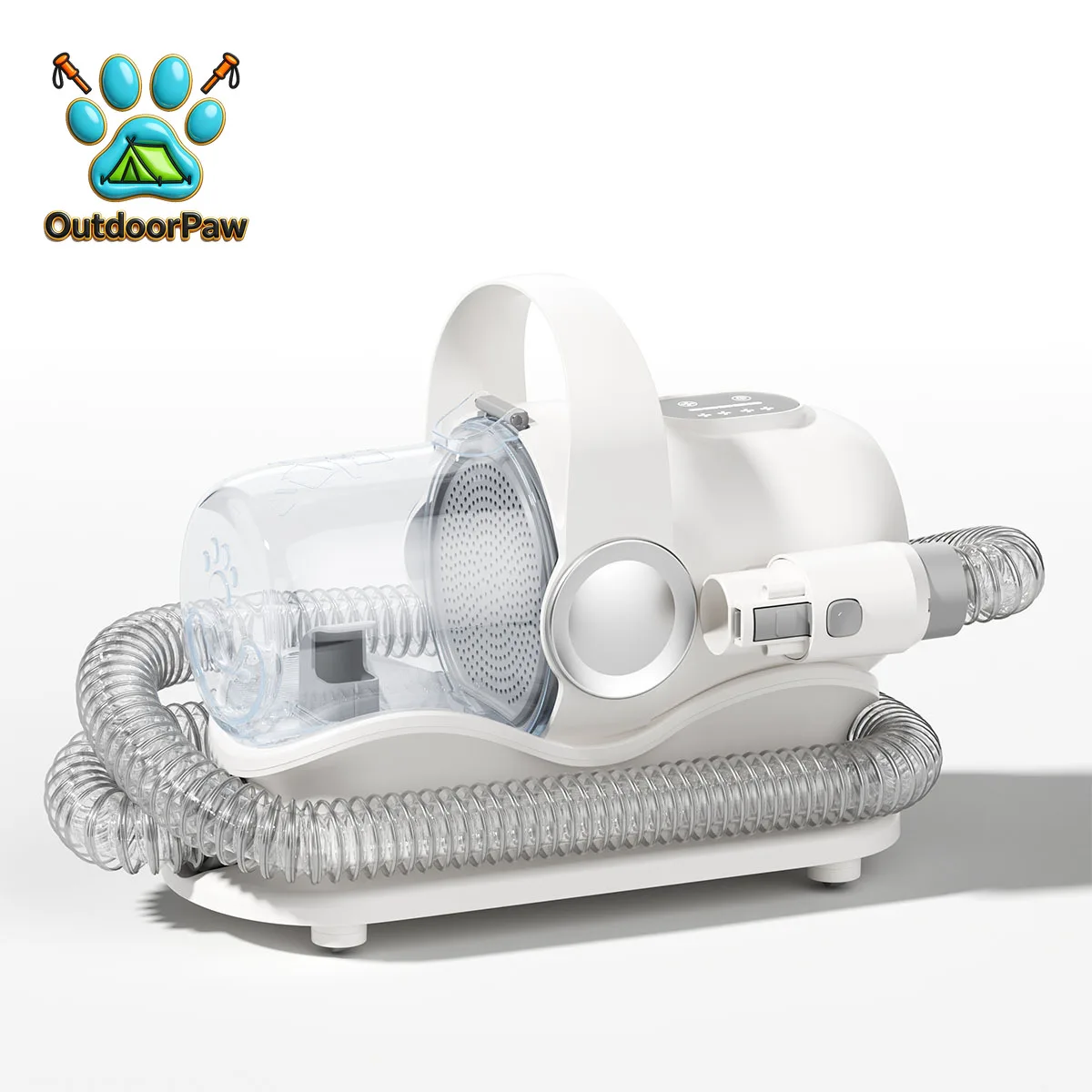 Cross-border pet multi-functional hair trimmer dog vacuum set all-in-one machine krypton gold cat vacuum cleaner hair clipper