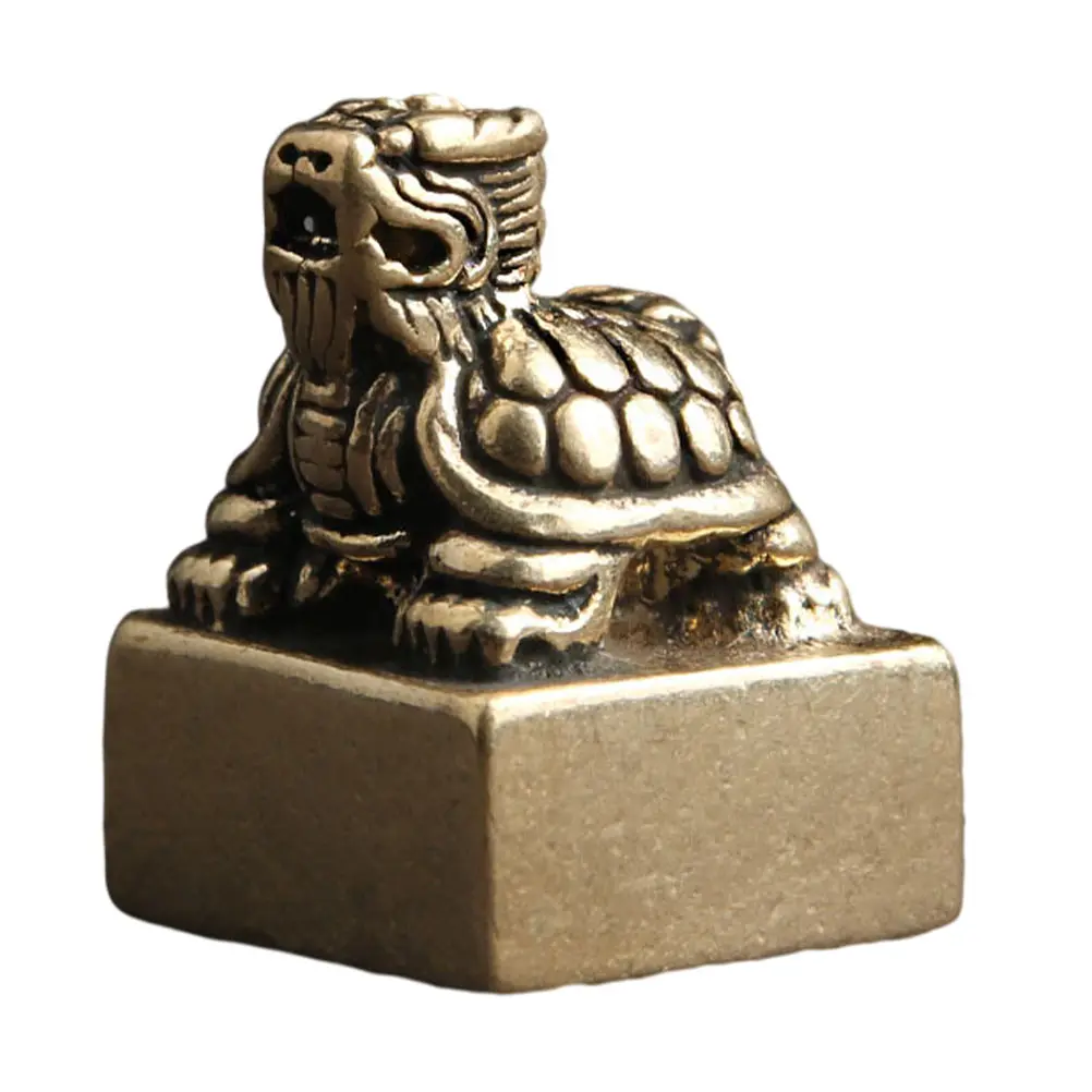 

Dragon Turtle Seal Ornament Accessory Decorations Stamp Adorn for Home Accessories Turtle-ing