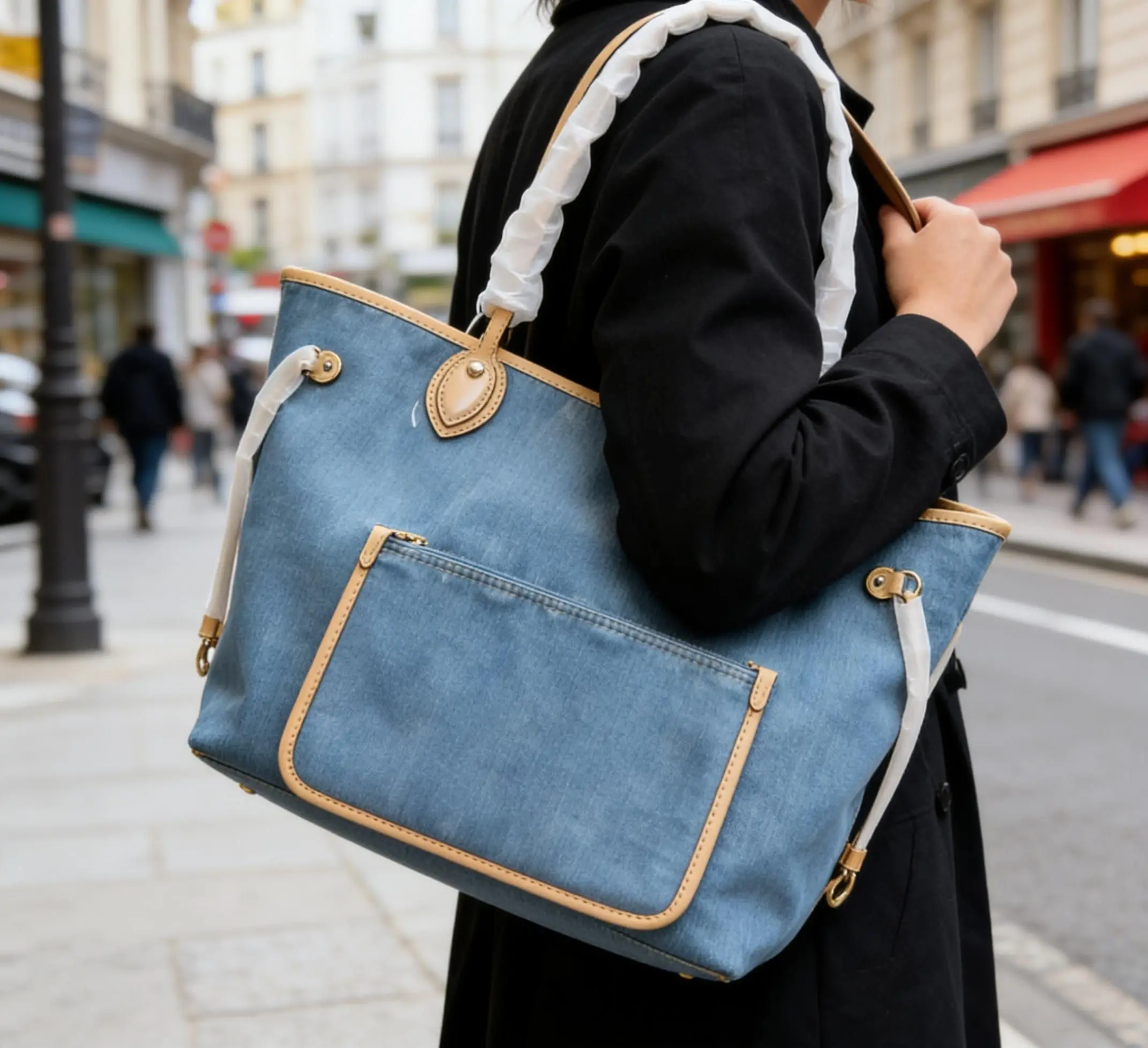 

Модная сумка с принтом большой вместимости, новый дизайн женской модной многофункциональной сумки через плечо для повседневного использования