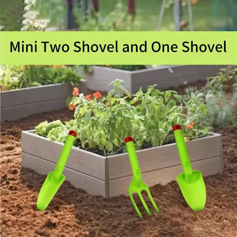 3Pcs Children Sand Digging Shovel Set with Ergonomic Handles for Comfortable Use
