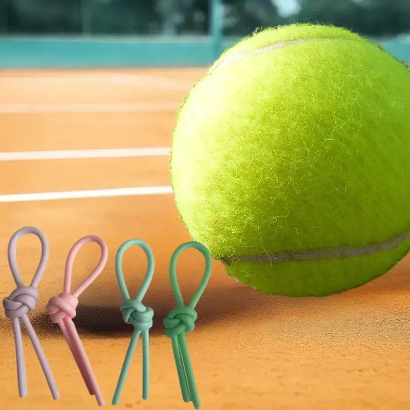 （Summer6）1/8 Pcs Soft Silicone Tennis Racquetball Vibration Dampeners Tennis Racket Anti Vibration Knot Squash Racquet Damper