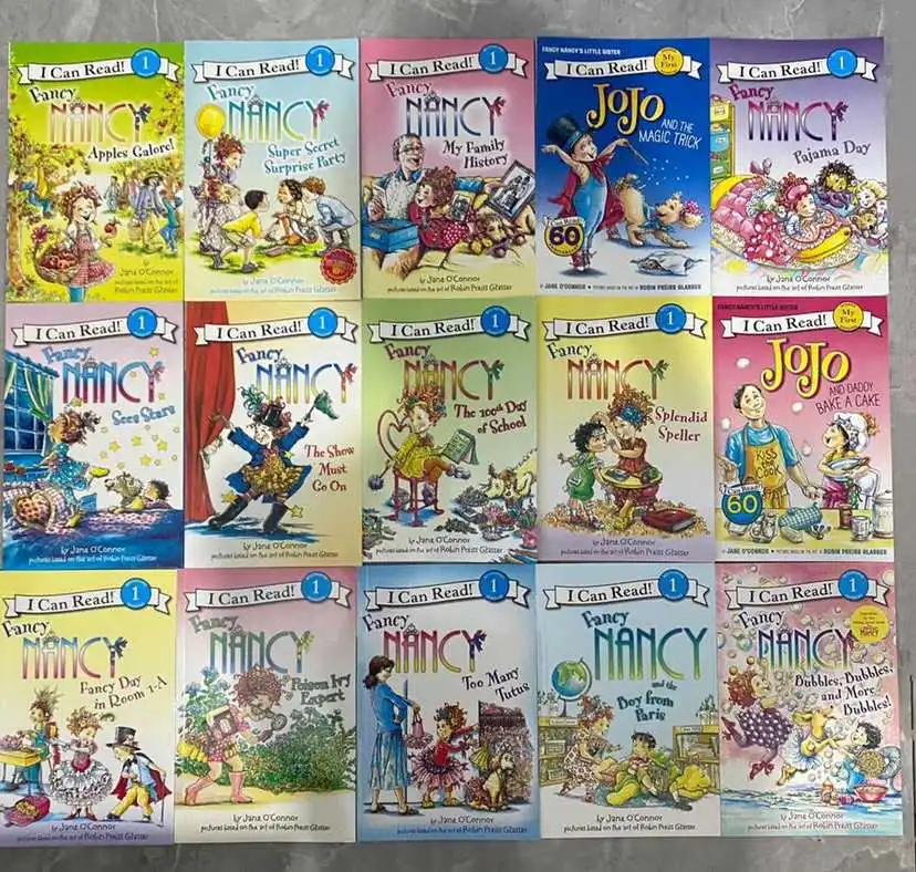 30 Books I Can Read Fancy Nancy English Story Picture Book Help Child be Reader Early Education Toy Girls' IQ EQ Training