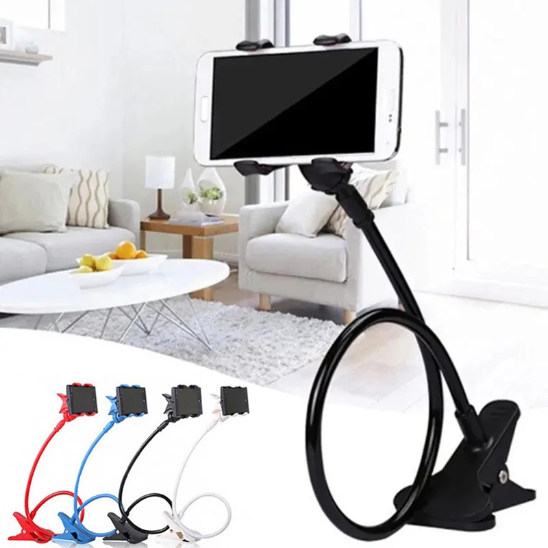 

Universal Phone Holder Flexible Adjustable 360 Clip Mobile Cell Phone Holder Lazy Bed Desktop Bracket Mount Stand Base bracket