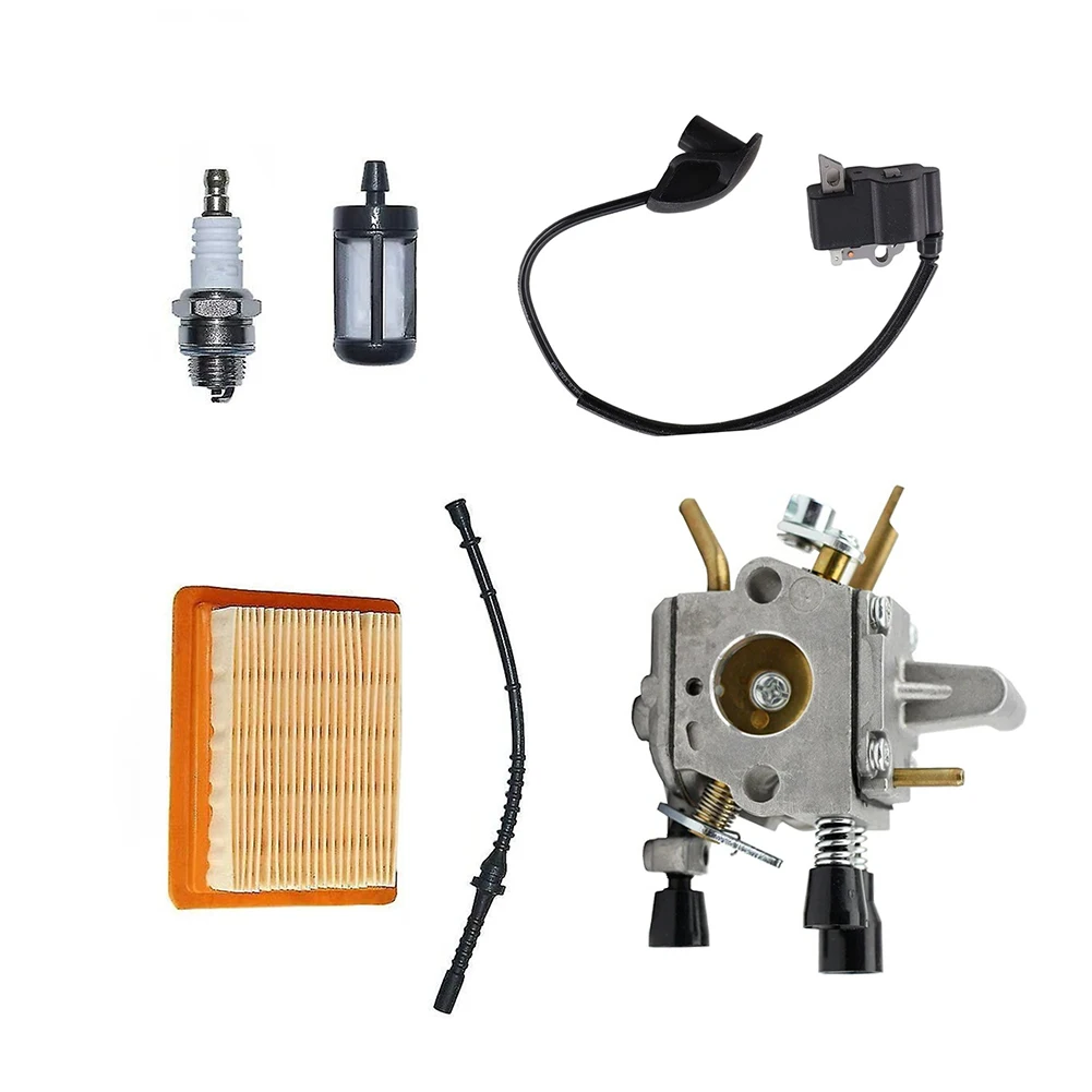 For Garden Maintenance Lawn Mower Parts Kit Easy Installation Design Complete 7-Piece Assembly For FS120 FS200 FS250