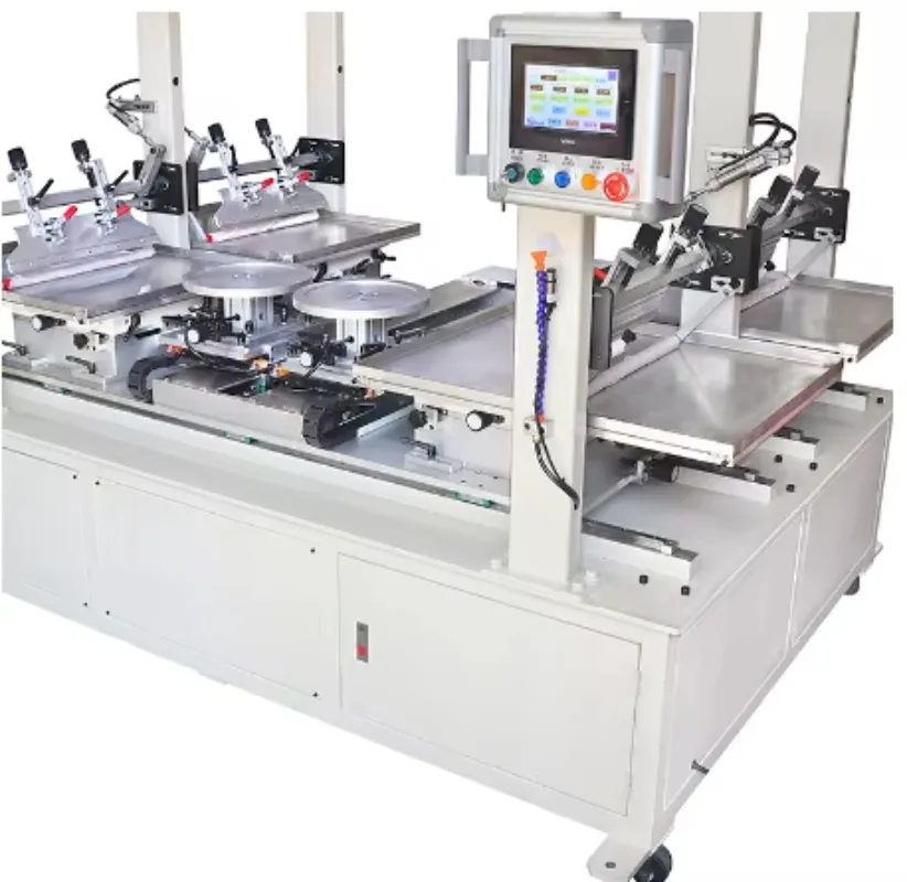 เครื่องพิมพ์สีแบบแผ่นเดียว พื้นที่พิมพ์ขนาดใหญ่ สำหรับพิมพ์บนจานและชามเซรามิก