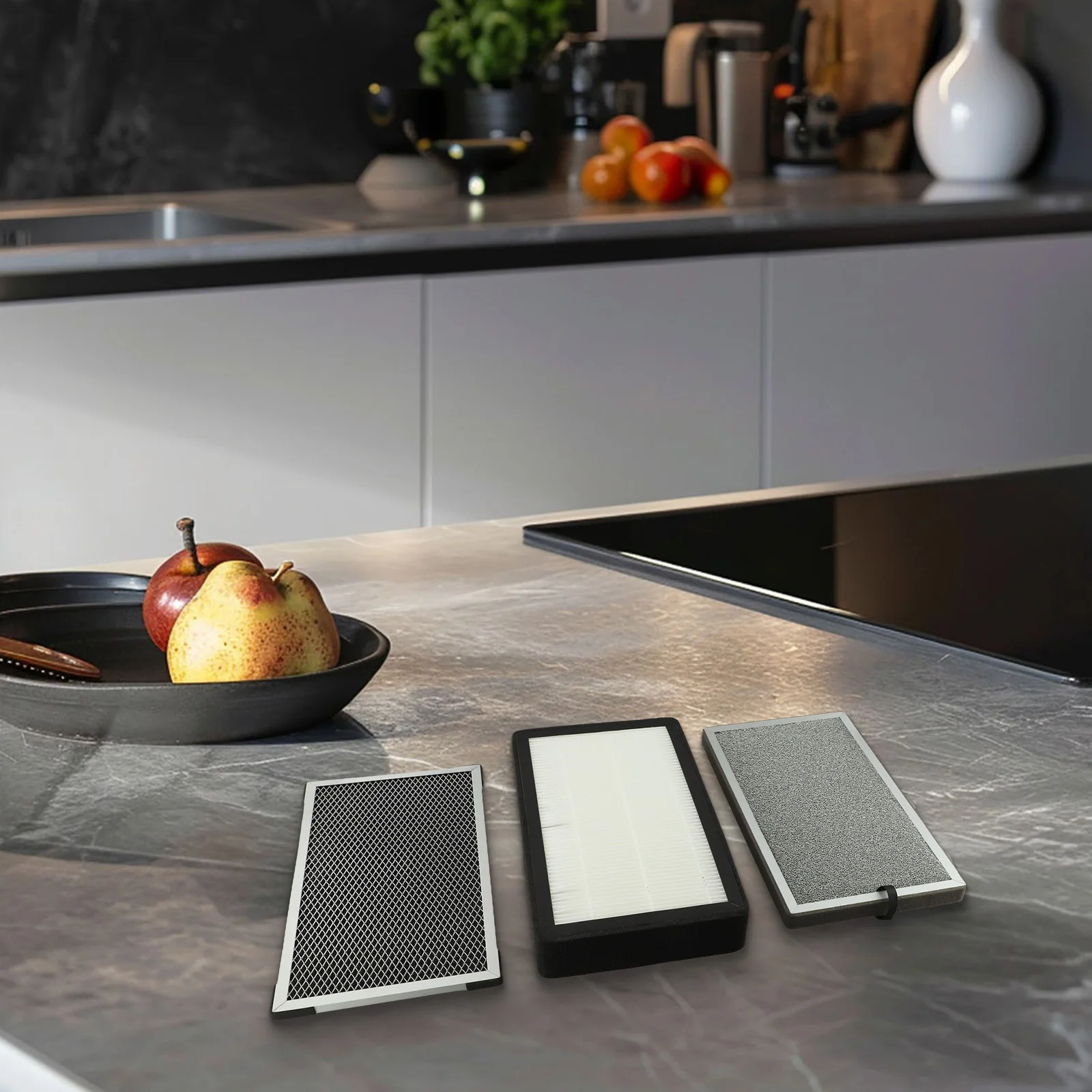 Очистка воздуха для дома HEPA угольный фильтр 3-слойный фильтр эффективное удаление воздушно-десантных отскок линейный вентилятор, совместимый