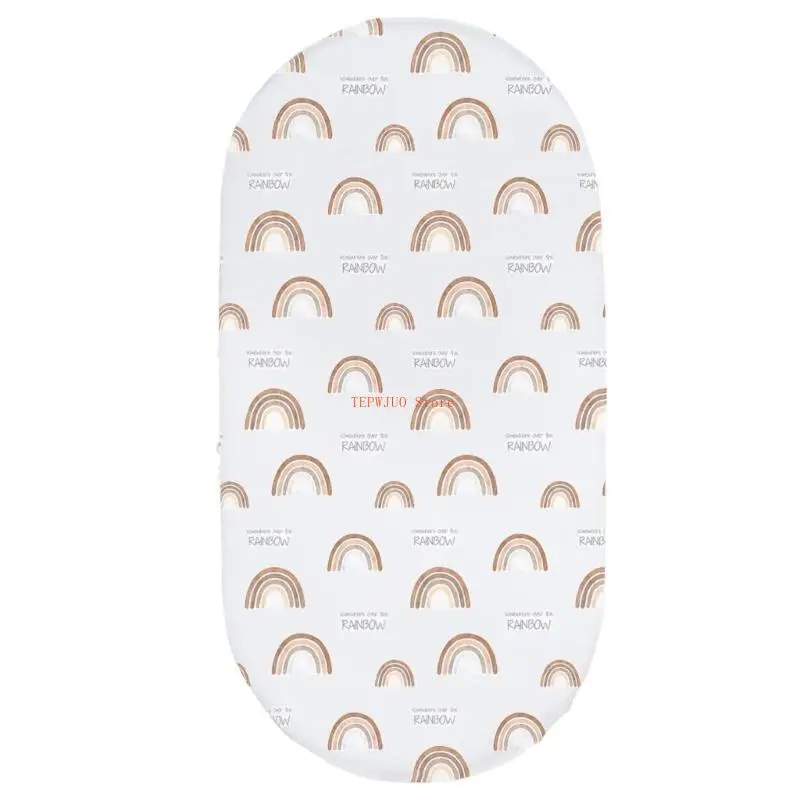 غطاء مرتبة سرير أطفال مصنوع من القطن U50F، ملاءات مرنة لمهد الأطفال