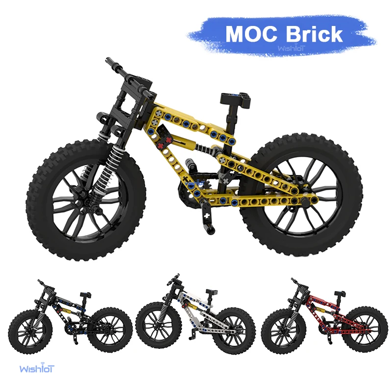Off Road Bicycle Model Building Blocks Set Small Particle Assembly Kit DIY Creative Toy Birthday Christmas Gift Kids Bricks