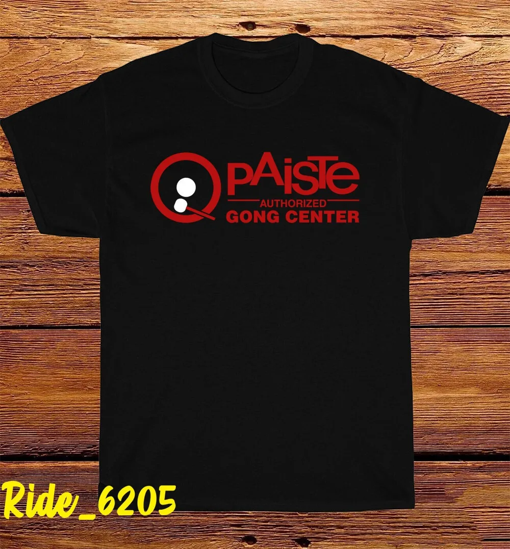 

Футболка Paiste Cymbals для мужчин и женщин, хлопковые футболки с коротким рукавом, винтажная мужская одежда в стиле хип-хоп, трендовая брендовая футболка, летние топы