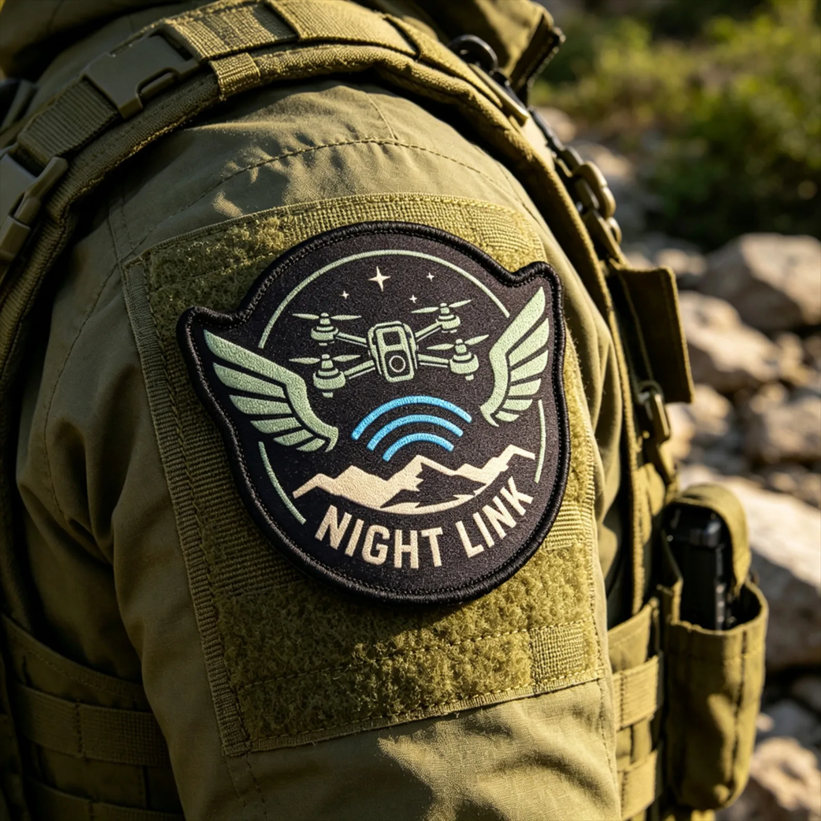 NIGHT LINK Taktyczna naszywka  – 3D Printing Drone recenzja i cena