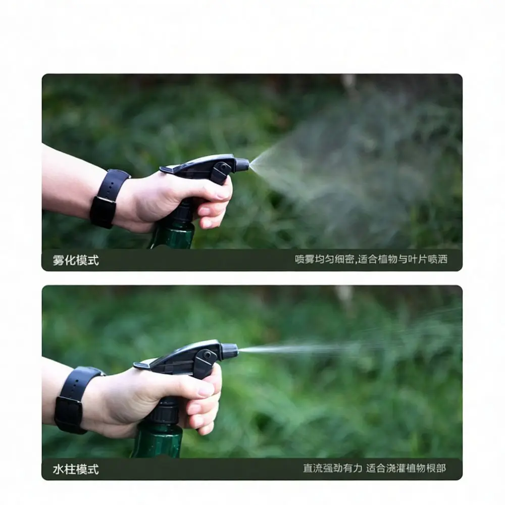 Home Gardening Watering Equipment Plant Mister Spray Bottle Plastic Pot For Flowers Cleaning Irrigation Applicator Emerald White