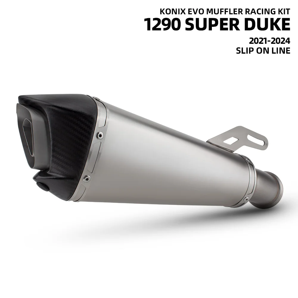 Motorcycle Slip on Exhaust Muffler with DB Killer For 1290Superduke 1390Superduke 1290/1390 SuperDuke R/EVO 2021-2024 Moto Parts