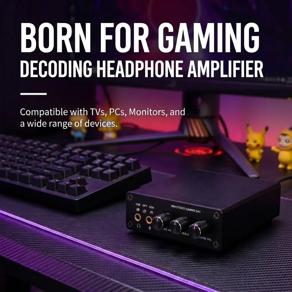 Mini Gaming DAC Headphone Ampl - đánh giá và giá Portable Amplifier Mini