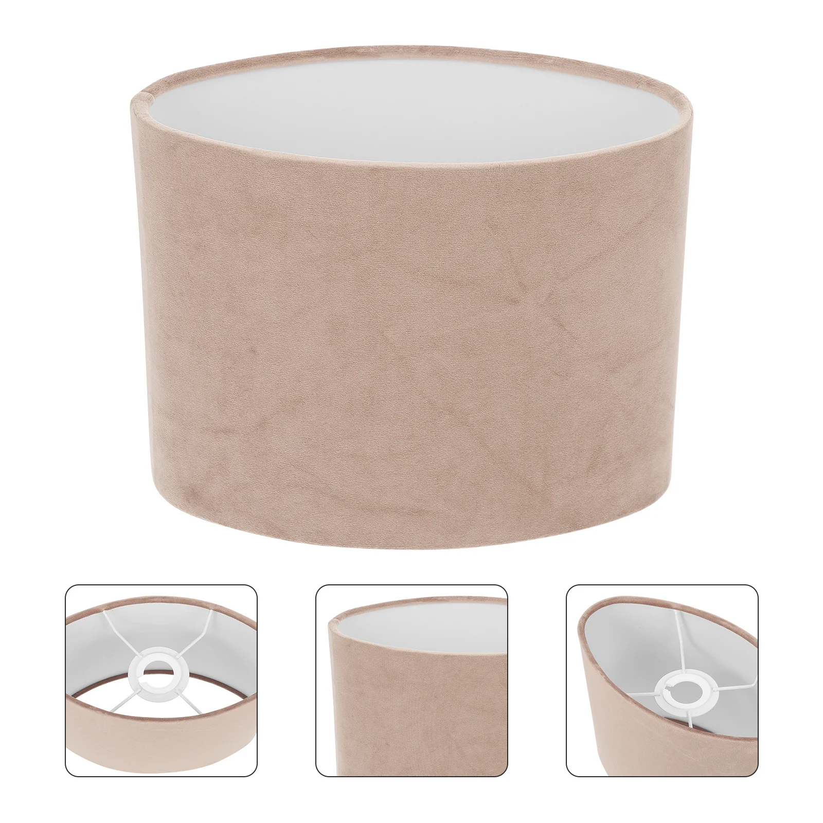 

1Pcs Creative Oval Cloth Lampshade Stylish Decorative Light Cover Accessory Easy Install Remove Home Lampshade Oval Light Cover