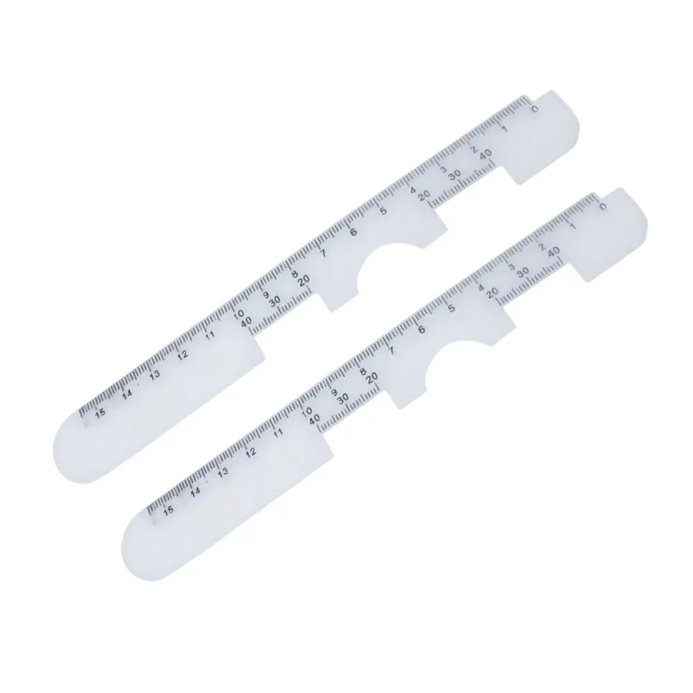 5 Pcs Pupil Distance Ruler Lightweight Millimeter Optometrist Measurement Glasses Optical Lens PD Ruler Plastic