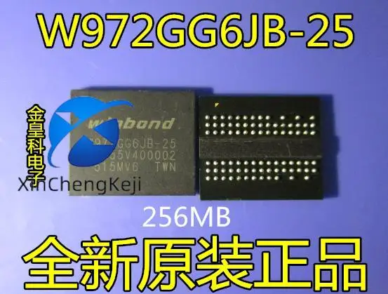 

10 шт. оригинальные новые W972GG6JB-25 (128Mx16) DDR2 256 МБ частиц WINBD BGA84