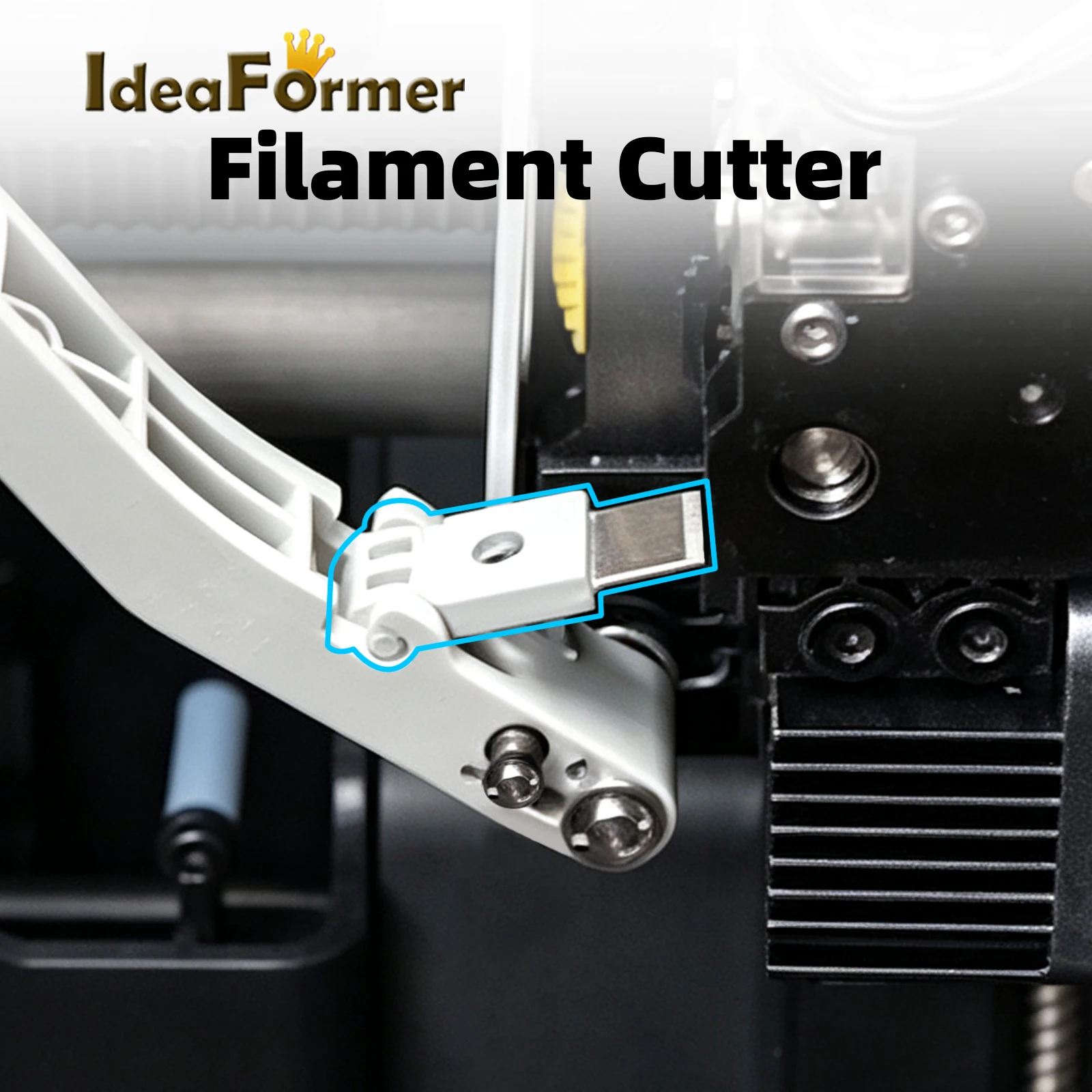 For Bambu Lab 3D Printer Tool Head Cutter Scraper Universal Filament Cutter For X1/P1 Series A1 Mini - Prevents Nozzle Clogging