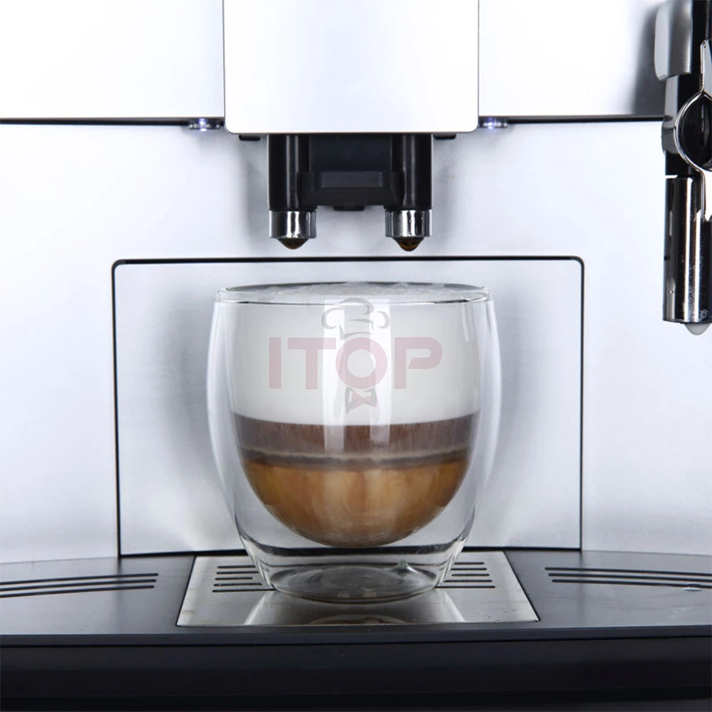 ماكينة قهوة أوتوماتيكية بالكامل أوروبية عالية الجودة من ITOP بقدرة 1400 واط ، 15 بار ، مضخة ULKA ، يمكن اختيار قوة القهوة 110 فولت-240 فولت/50 هرتز-60 هرتز