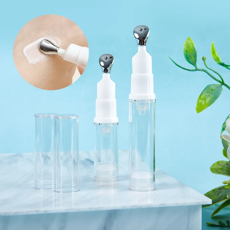 1/3PCS 5ml Empty Cosmetic Container For Eye Cream Massage Essential Refillable Bottle Lip Balm Metal Top Soft Tube