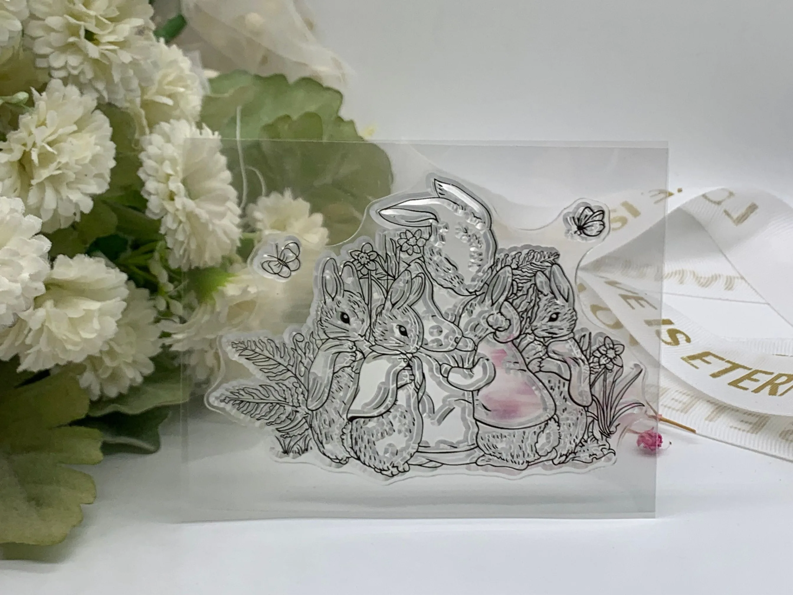 

Прозрачный силиконовый штамп и штамп для скрапбукинга, милый фотоальбом