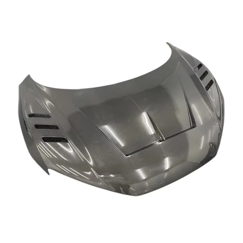 

1016 style high quality 3K glossy carbon fiber hood cover is suitable for new Audis R8 2017-2018