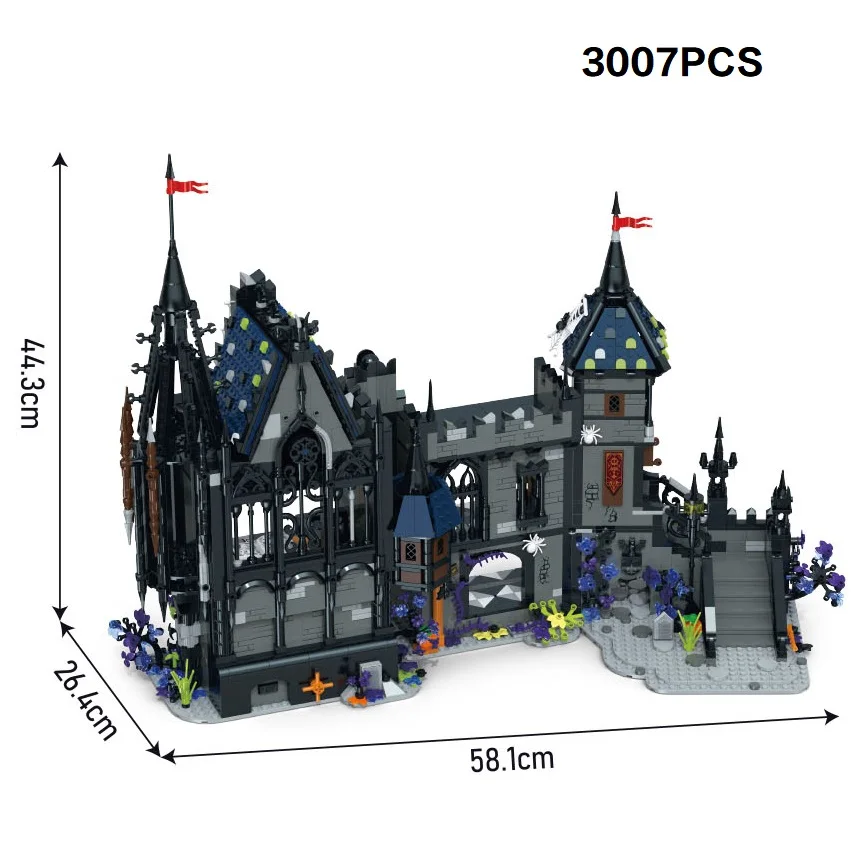 

Compatible with LEGO Dracula Castle desktop decoration puzzle assembly building block toy model gift