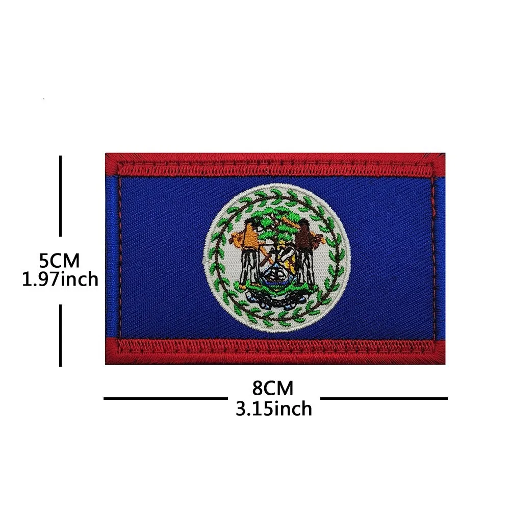 Nationalflaggen der Amerikas Stickerei-Patches Amerika Kanada Mexiko Argentinien Peru Brasilien Bolivien Chile Taktische Armbinden-Abzeichen – Detail 4