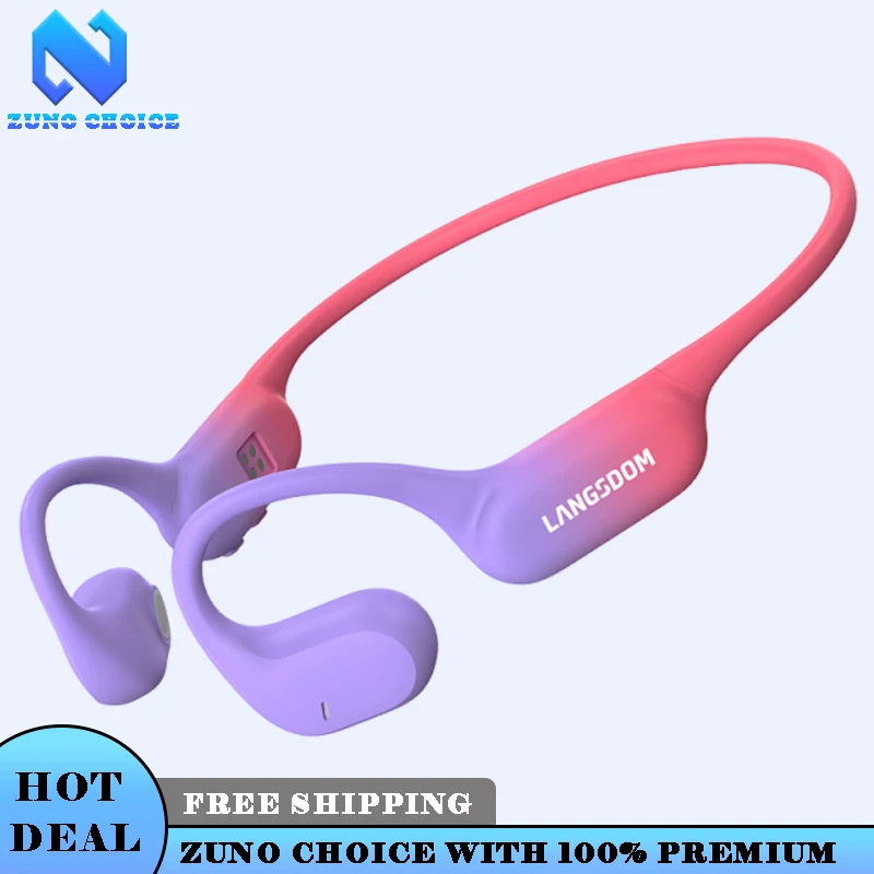 Zuno LANGSDOM BE19 Bluetooth наушники Bluetooth 5,4 водонепроницаемые IPX6 беспроводные наушники костной проводимости спортивные наушники-вкладыши Zuno LANGSDOM BE19 Bluetooth наушники Bluetooth 5,4 водонепроницаемые IPX6 беспроводные наушники костной проводимости спортивные наушники-вкладыши
