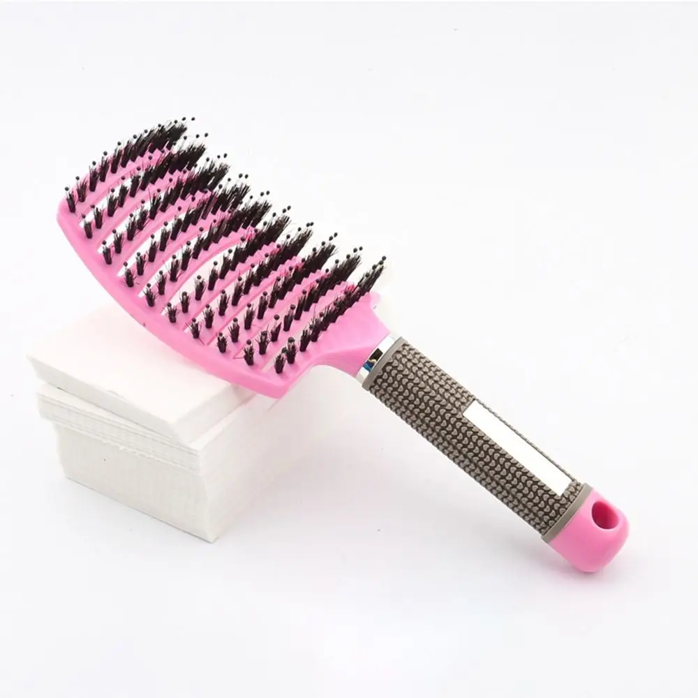 Wet and Dry Anti Klit RibComb Non-slip Bristle Massage Comb Antistatic Hair Scalp Massage Styling Tools Hairdressing Salon