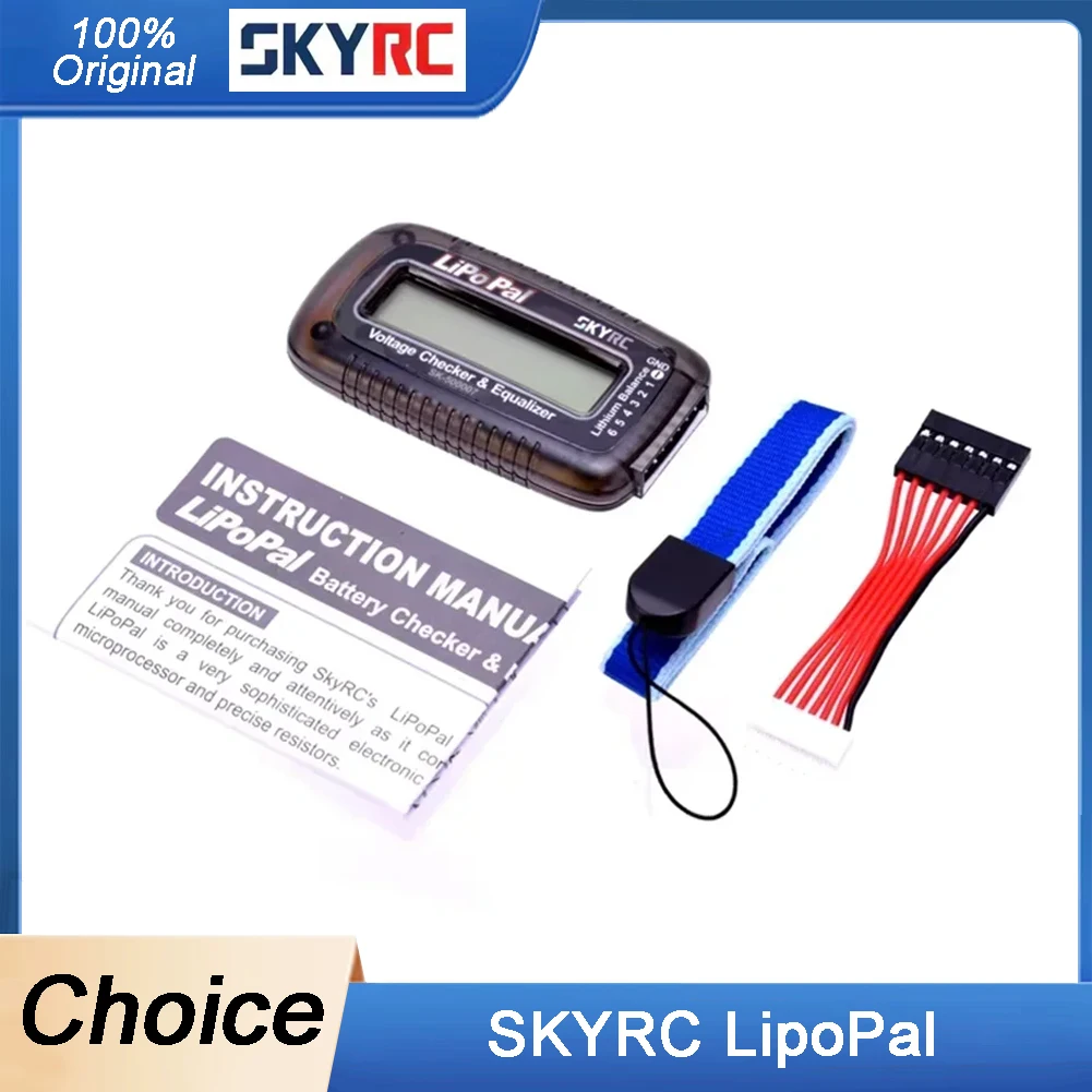 

SKYRC LiPoPal Многофункциональный прибор для проверки батареи 2-6S LiPo Эквалайзер емкости напряжения для радиоуправляемых моделей Обслуживание батареи до 1