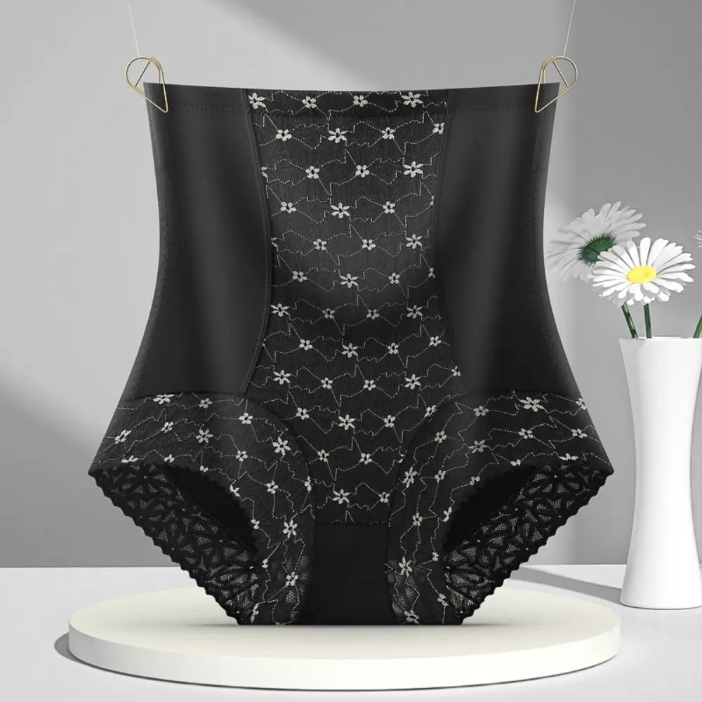 شبكة زهرة التخسيس ملابس داخلية عالية الخصر للتنحيف البطن تحكم الملابس الداخلية سلس البطن التعاقد بعقب رفع ملخصات السيدات #2