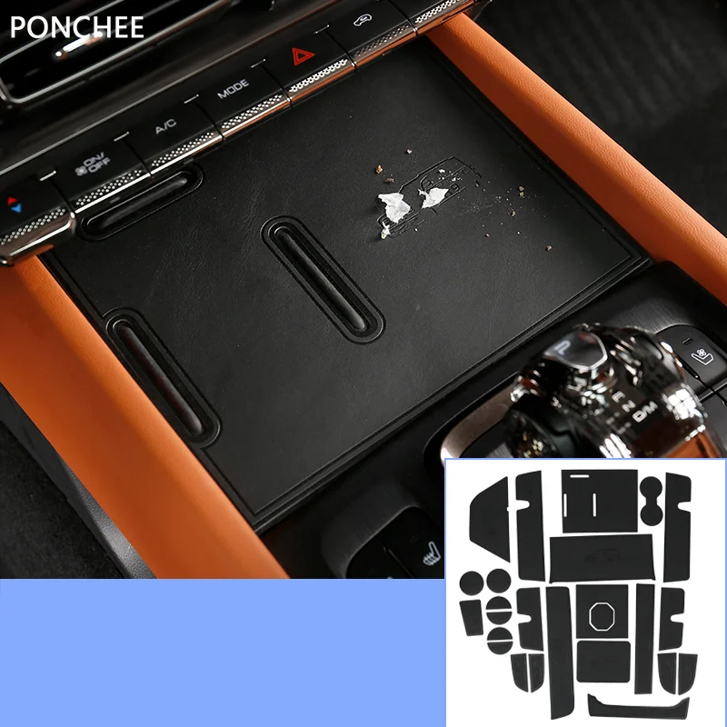 

Для Haval H9 MKII 2nd 2024-2025 дверной слот, центральное управление, подставка для воды, ящик для хранения, нескользящая накладка, автомобильные принадлежности