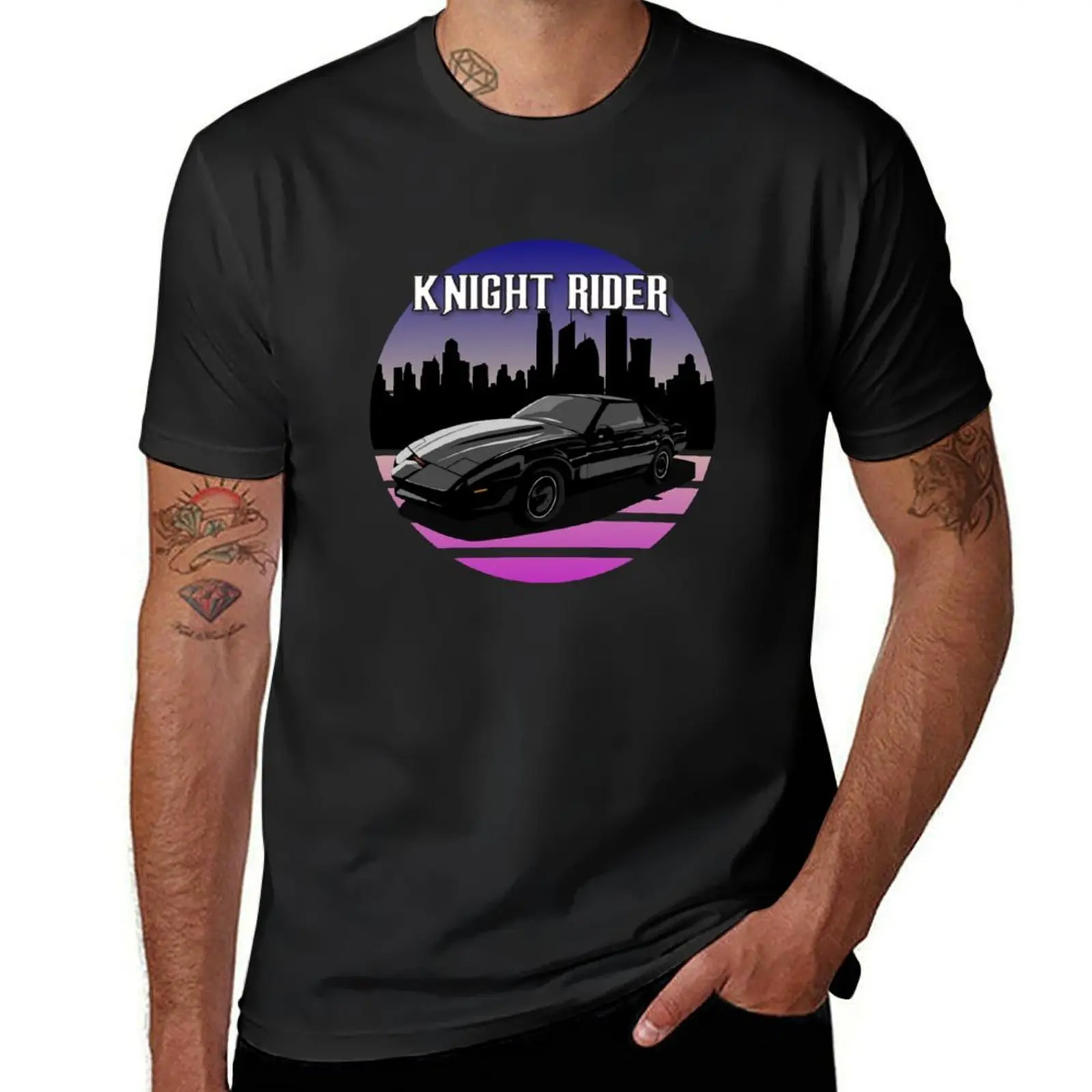 Knight Rider KITT T-Shirt shirts graphic tees sports fans mens big and tall t shirts