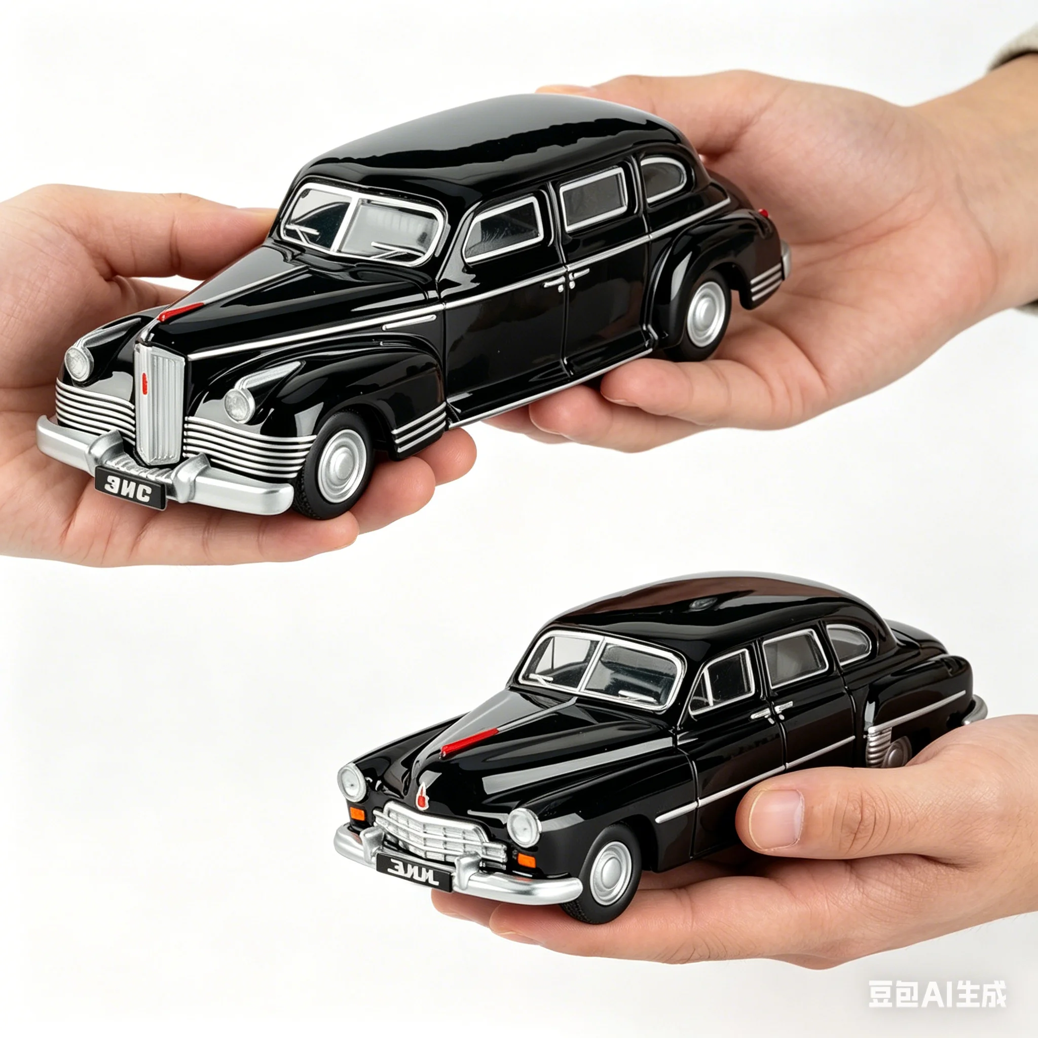 

1:64 Lada GAZ-12 & ZIS-110 GAZ-24 Volg alloy car model static ornaments Adult Gift Toys Collectibles