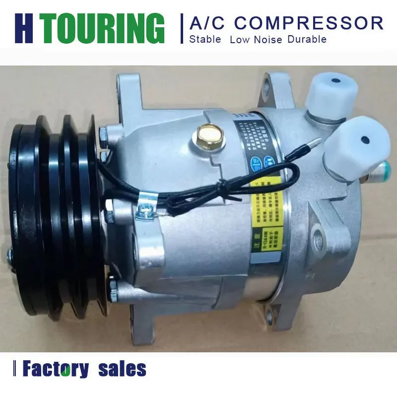 Ac Compressor V5 for Komatsu WB93R-5 WB97R-5 WB93S-5 WB97S-5 42N-07-11170 42N-07-56132