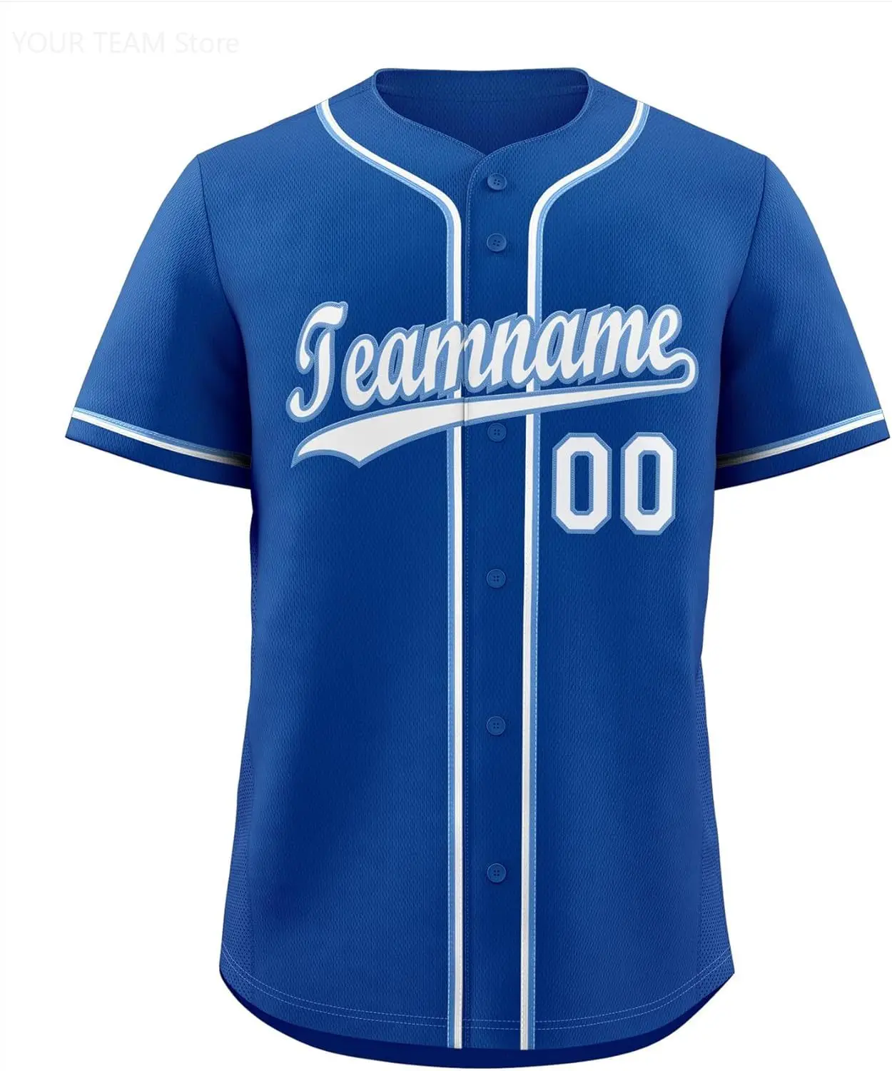 

Custom Men's Baseball Jersey Button Down Shirt Stitched Name Number Sports Uniform for Women Youth Plus Size For Games Training