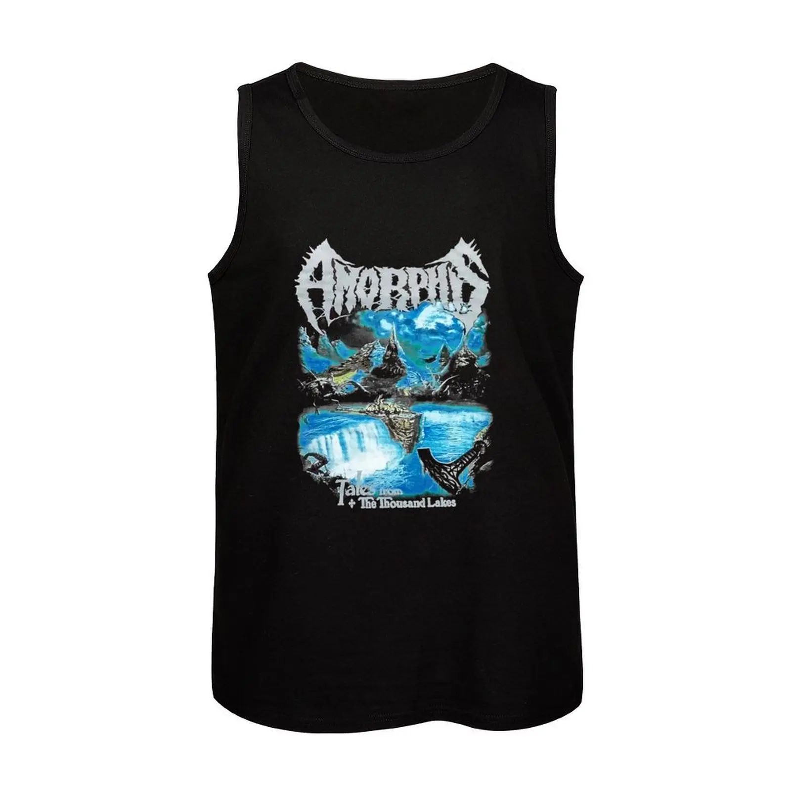 AMORPHIS The Thousand Lakes Tank Top sleeveless t-shirts for men summer clothes men 2025 t-shirt for men gym