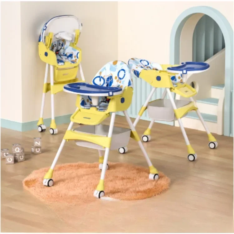 Baby High Chair Feeding Table Suitable for Children 6 Months To 6 Years of Age with Multi-functional Adjustable Dining Chair