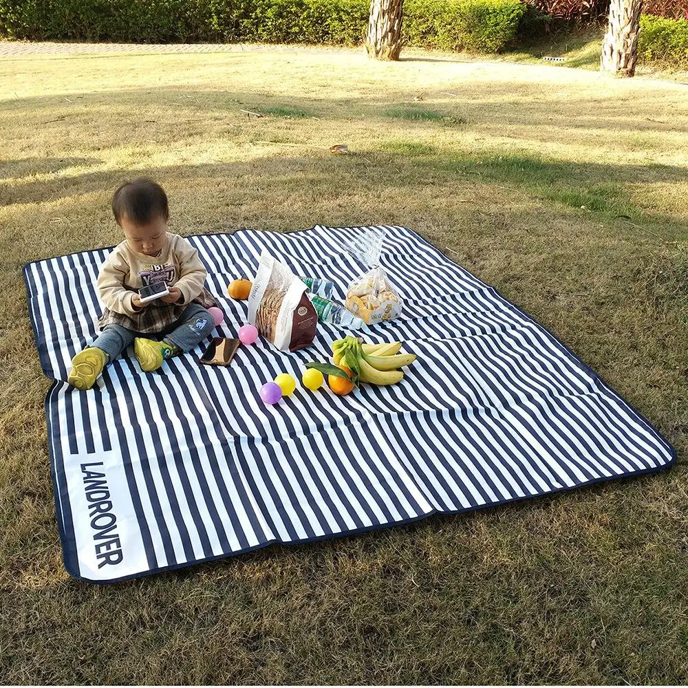 

Thickened Oxford Cloth Waterproof Moisture-proof Outdoor Picnic Mat Aluminum Foil Lawn Camping Ground Mat Leisure Home Use