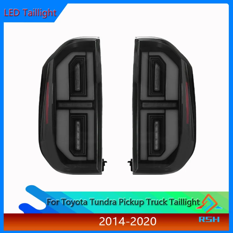 

For Toyota Tundra Pickup Truck Tail Light Assembly 2014-2020 Modified LED Running Light Streamer Turn Signal Rear Lamp