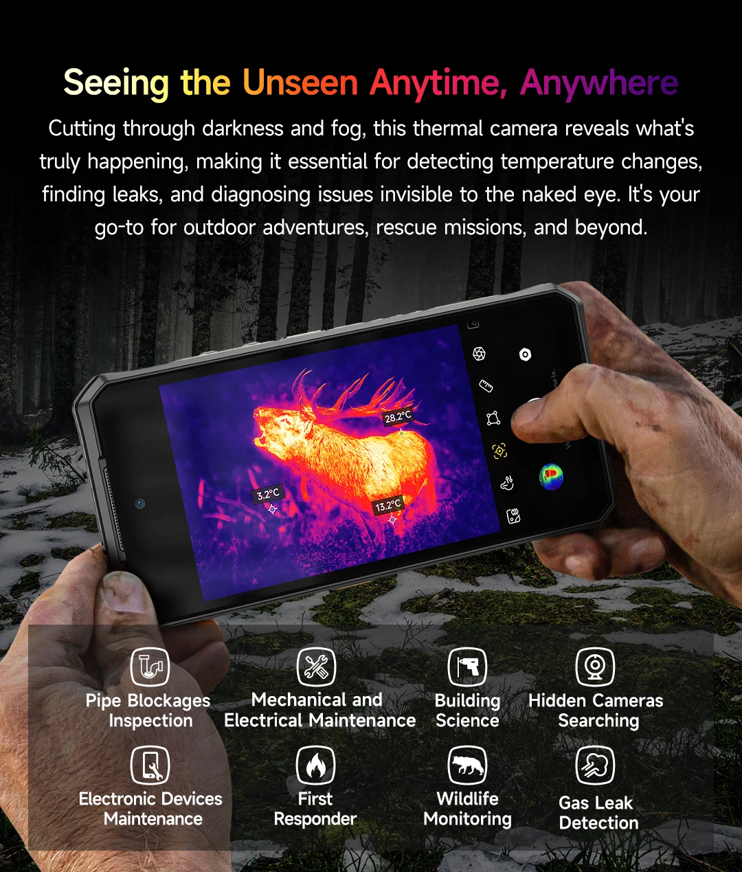 Ulefone Armor 28 Ultra T 5G AI Rugged Smartphone Android 1TB ROM+32GB RAM AMOLED 6.67" Dimensity 9300+