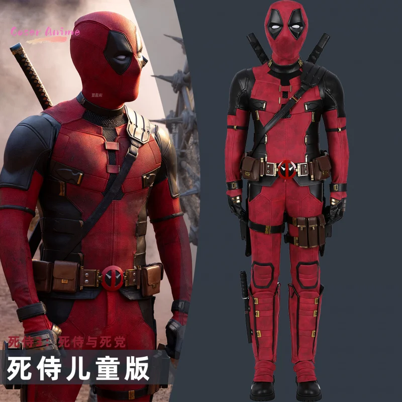 

Dead Cosplay pool Cosutme Wade Winston Wilson Cosplay Costume Children's Edition Movie Anti-hero Suit Halloween