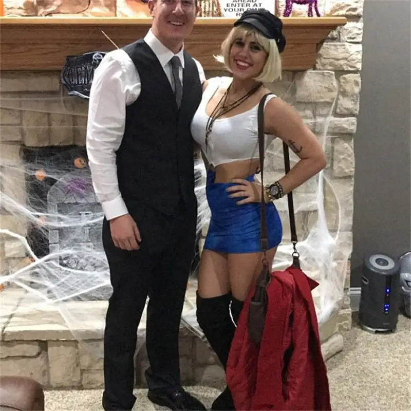 فيلم امرأة جميلة جوليا روبرتس تأثيري رومانسية فيلم كوميدي زي مثير الأزرق عارية الخصر التعادل انقطاع فستان هالوين تأثيري