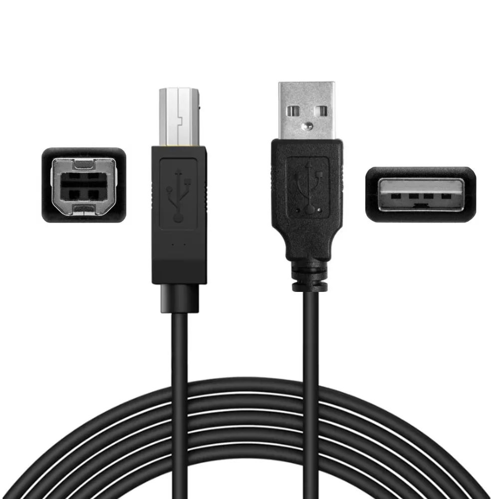 2.0 USB high-speed printer cable 1m 1.5m 2m 3m 5m Scanner cable Type A Revolution Type B high-speed cable for HP printers