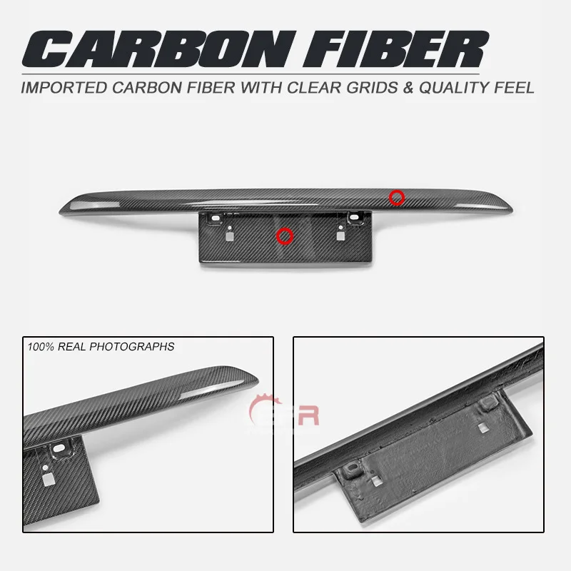 Suitable for Toyota GR86 ZN8 carbon fiber modification parts, front middle net lip license plate frame TOMS personalized upgrade view 4