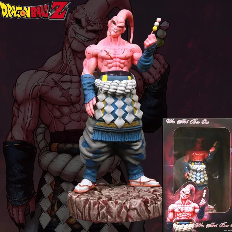 

30cm Dragon Ball Samurai Anime Figure Buu Figurine Super Saiyan Model Statue Model Doll Toys Children Christmas Gifts In Stock