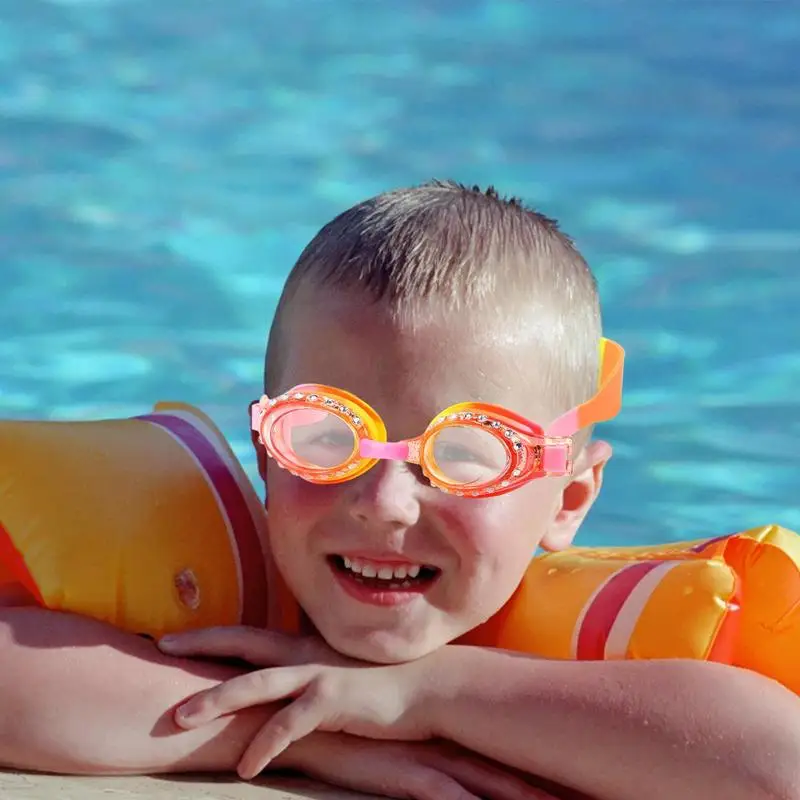 

Kids Swimming Goggles Swimming Glasses Anti-Fogging Silicone Swim Goggles UV Protection Pool Eyeglasses For Water Park Outdoor
