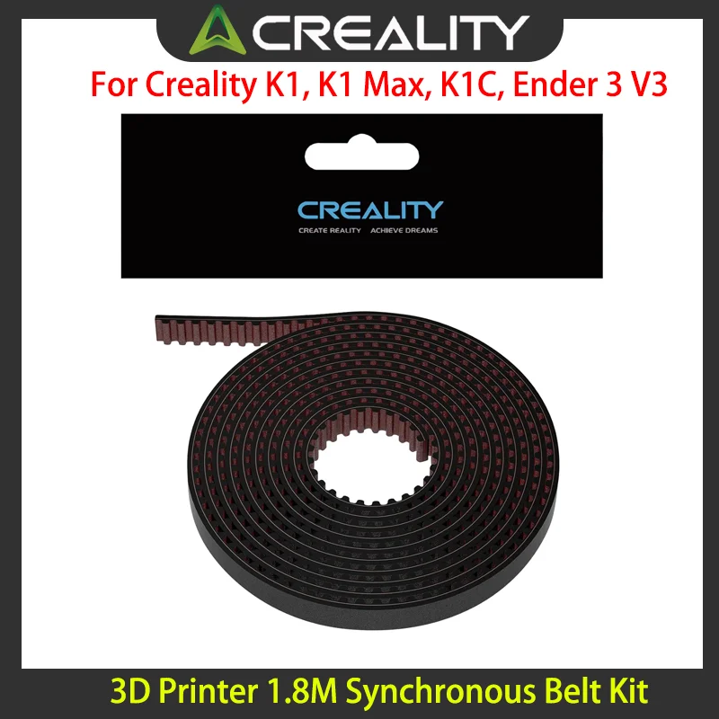 Creality Official Open Timging Belt,3D Printer 1.8M Synchronous Belt Kit for K1, K1 Max, K1C, Ender 3 V3